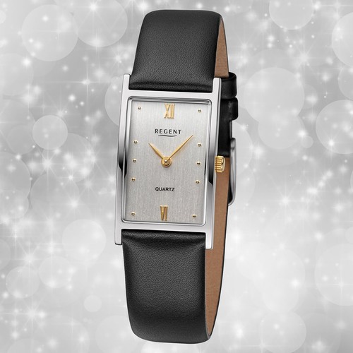 Armbanduhr leder schwarz - leder, damen