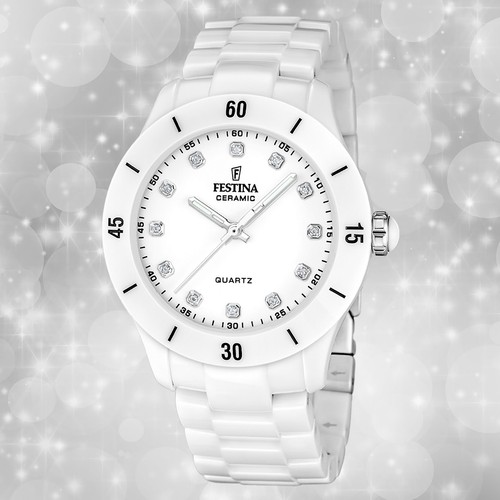 Festina damenuhr keramik - damenuhr,