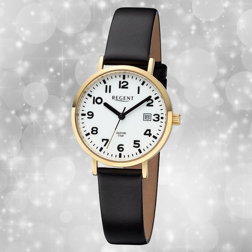Armbanduhr leder schwarz - armbanduhr,