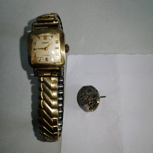 Vintage zentra damenuhr rolled - damenuhr,