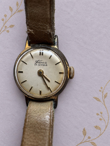 Fama vintage damenuhr 17 - ,