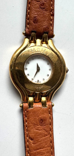 Mcm damenuhr goldfarbend - mcm,